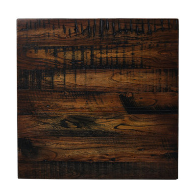 Plateau de table en bois d'orme 36 po x 36 po