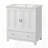 Solid Wood Bathroom Vanity with Ceramic Sink Shelf Divider-420264687