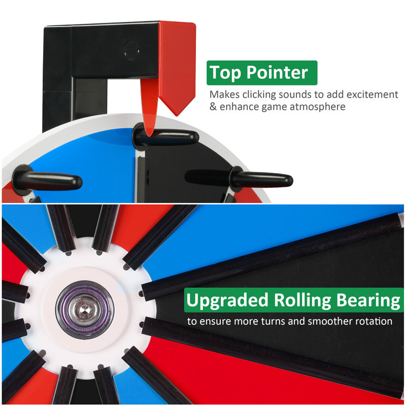 12 Spinning Prize Wheel, Heavy Duty Prize Spinning | Ubuy