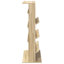 Wood Free Standing Magazine Rack-1259124777