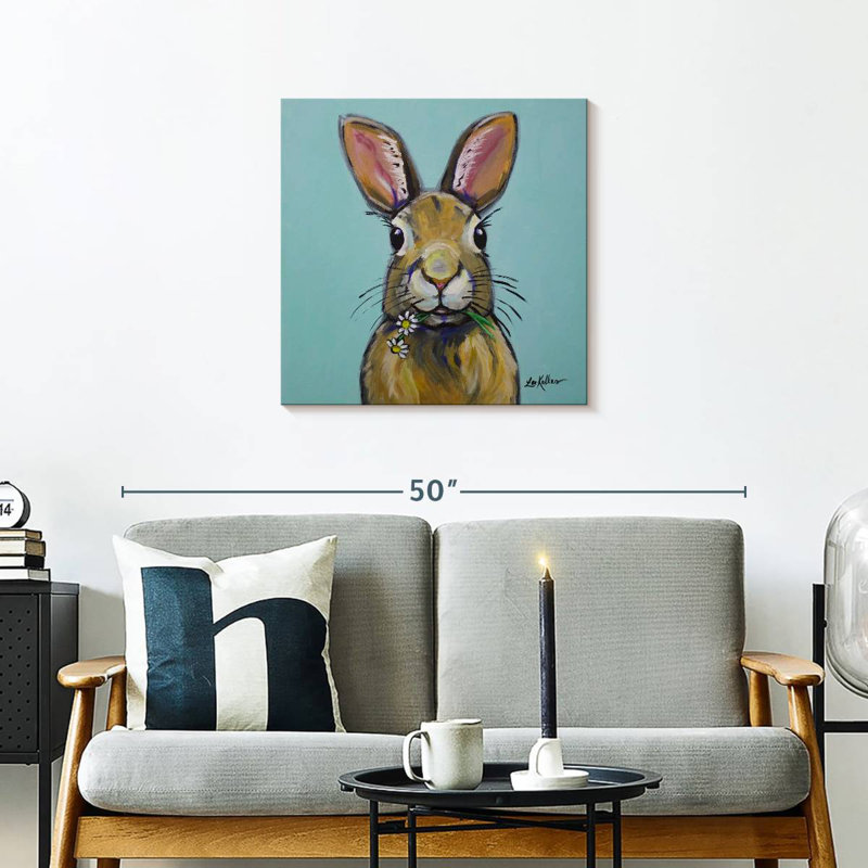 Brampt Rabbit Meadow, 24" H x 24" W