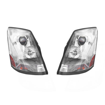 Chrome Headlight Assembly Fit For Volvo VNL/VNM With Turn Signal Driver Side