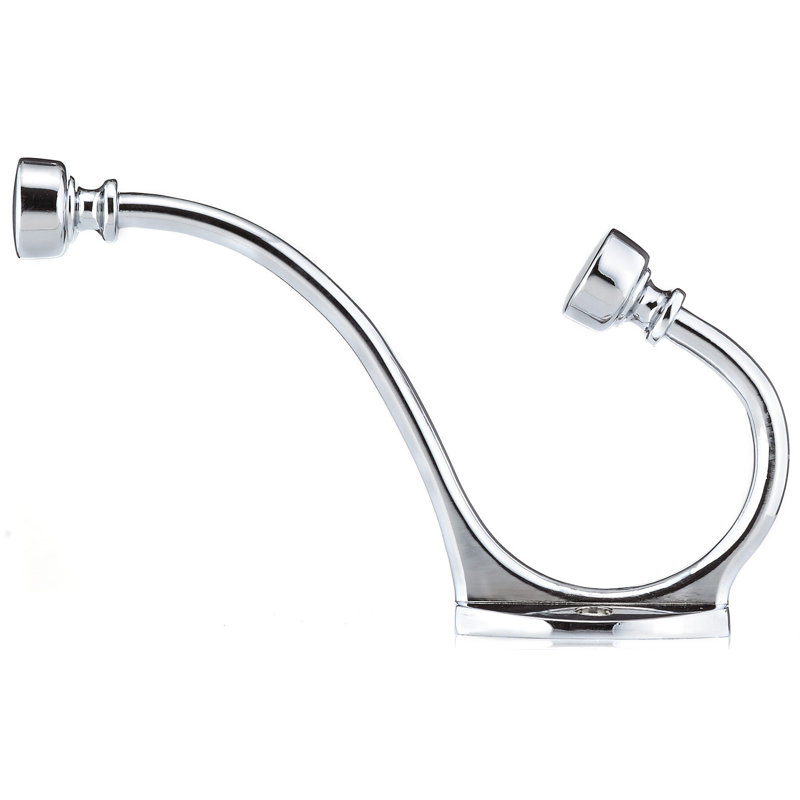 Classic Metal Wall Hook, Chrome