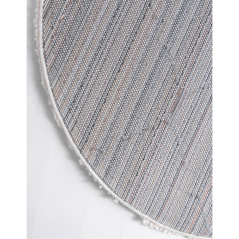 Fenn Ivory Area Rug, Oval 4'1" x 6'1"