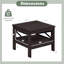 Table de bout à 2 niveaux avec tablette de rangement et structure en X, table de chevet de ferme de 24 po pour la chambre à coucher-1619824164-1619824161