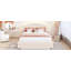 Grand lit plateforme tapissier Teddy