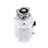 FORNO ACQUA BrightDIAMOND ,1HP Super Quiet Garbage Disposal Corded with Motion Sensor Cabinet Light & Pre-Wired Air Switch-111647456