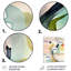 Décoration murale moderne en métal multicolore vagues abstraites III-87830847