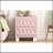Elegant Velvet Nightstand With 2 Drawers And Crystal Handle, Storage Bedside Table With Button-Tufted-1598659018