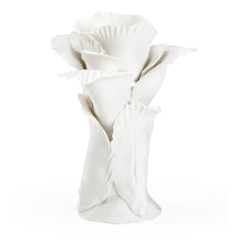 Sculpture de fleurs, Blanc