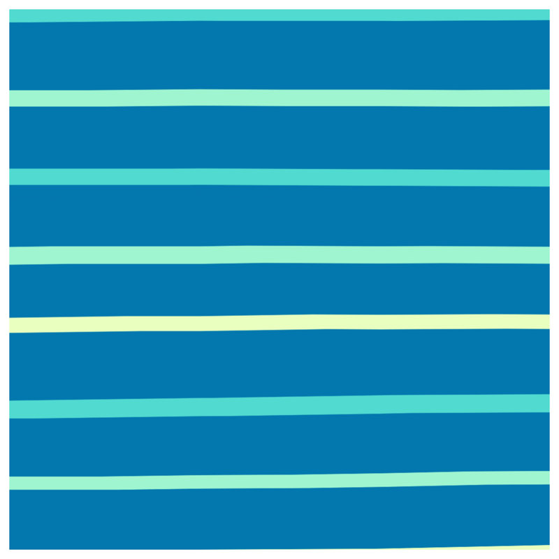 Couvertures à rayures bleues et vertes, 60in W x 80in H