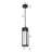 Olyssa LED Outdoor Pendant in Black-2112052996