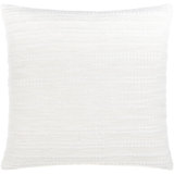 Amora Embroidered Cotton Blend Reversible Throw Pillow