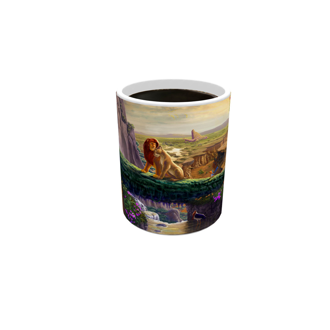 Disney Lion King Return to Pride Rock Simba and Nala Heat Sensitive Morphing Mug-Changing Drinkware Morphing Mugs