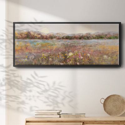 Meadow Moonrise - toile encadrée