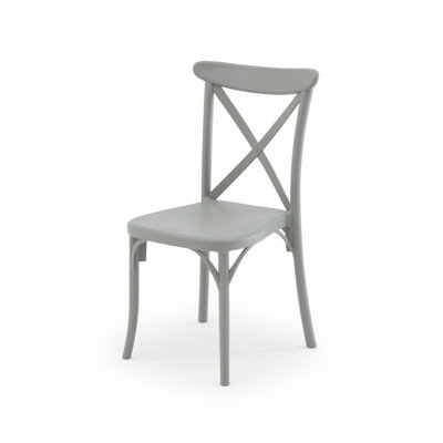 Loewen Stacking Patio Dining Side Chair with Cushion