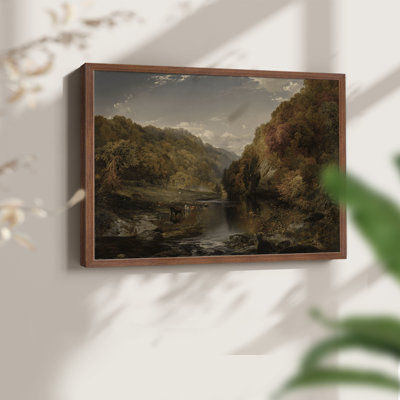 Paysages rétro-DLxxvii - reproduction encadrée