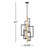 Vivaan 6 - Light Dimmable Geometric Chandelier