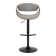 Swivel Upholstered Adjustable Height Counter Stool with Metal Frame