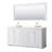 Avery 72'' Double Bathroom Vanity with Top with Mirror-98262356-97875698