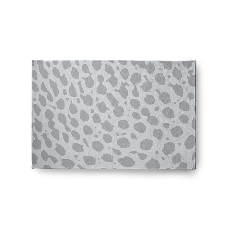 Izaih Chenille Abstract Indoor / Outdoor Rug, Rectangle 2' x 3'