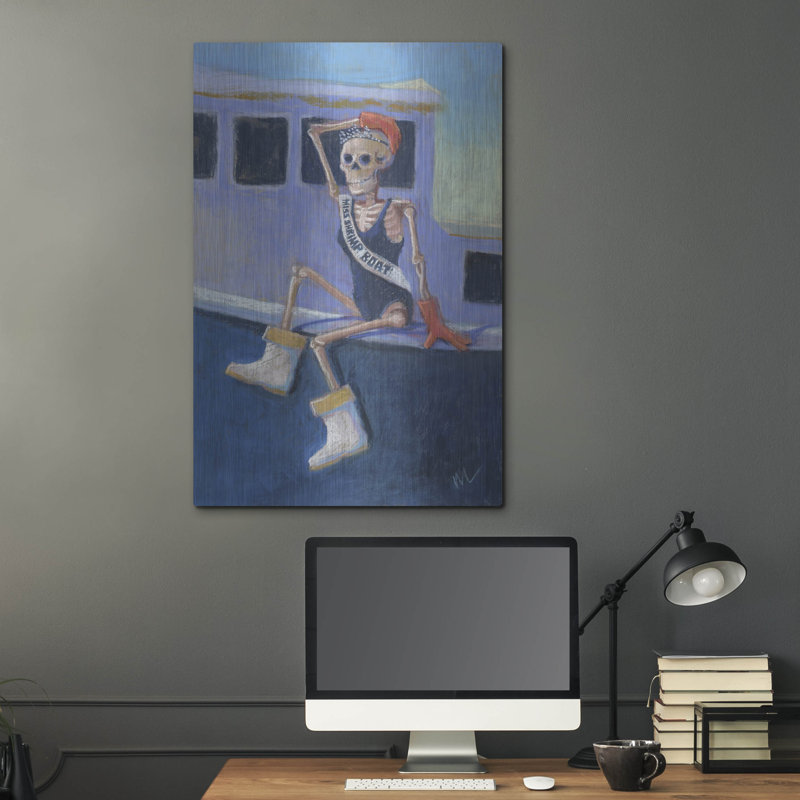 " Miss Shrimp Boat " by Marie Marfia Fine Art, 36" H x 24" W