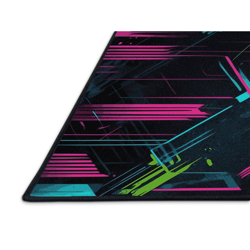 Kinetic Prism Rug, Square 6'