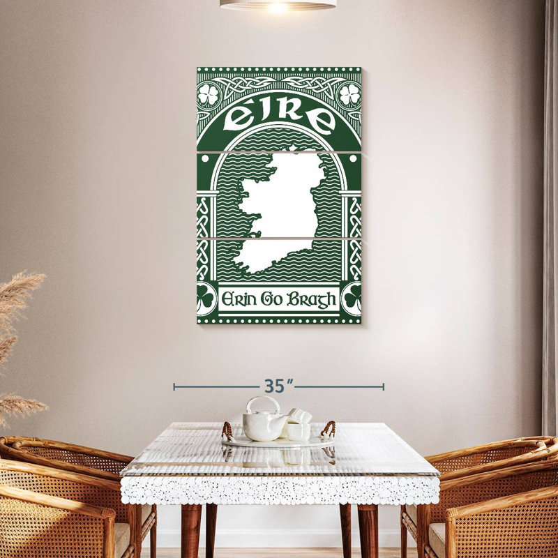 Lelend Celtic Erin Go Bragh, 45" H x 28" W