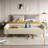 Beige Upholstered Bench-69060269