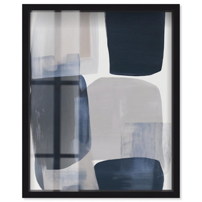 Décoration murale moderne Oceanic Forms II Shadowbox Print par Art Remedy