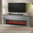Gray Solid + Manufactured Wood Freestanding TV Cabinet Fireplace-118445675-118445683