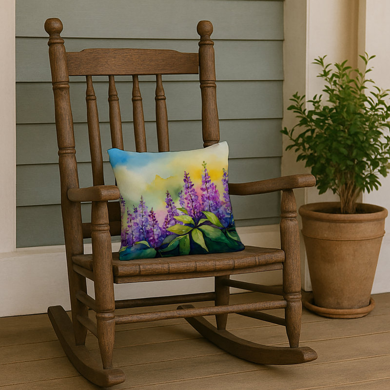 Coussin décoratif Idaho Syringa, Carré 14 po