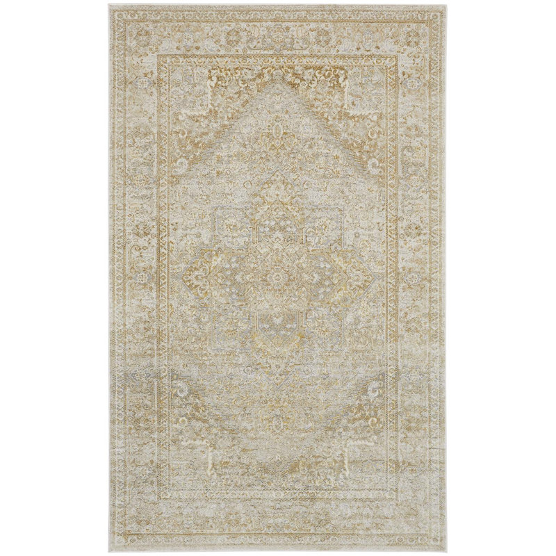 Ferraro Performance Oriental Indoor Rug, Rectangle 9'2" x 12'