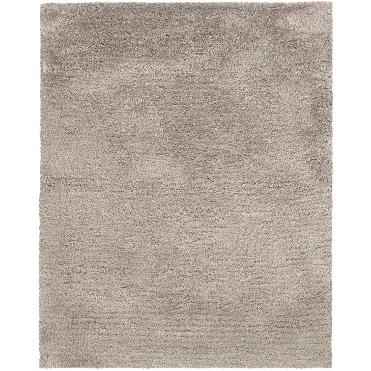Tapis argenté touffeté à la main Albritton