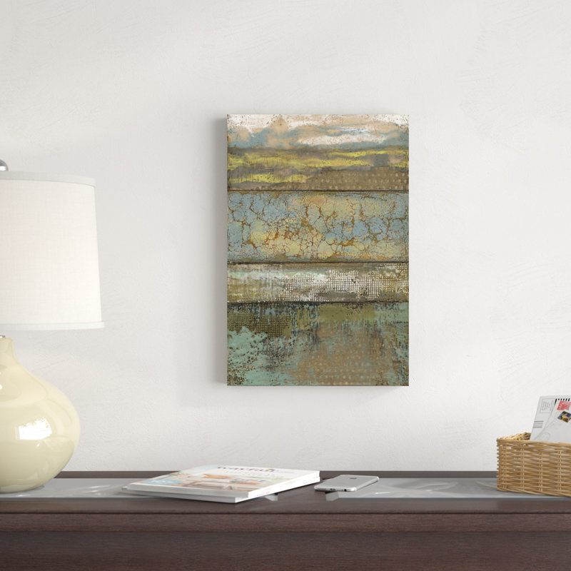 Textures segmentées I, H 18 po x l 12 po x P 1,25 po