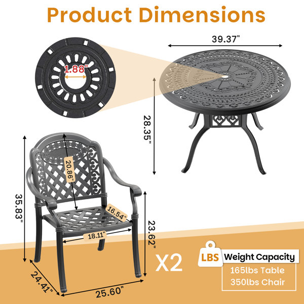 Dimensions du produit