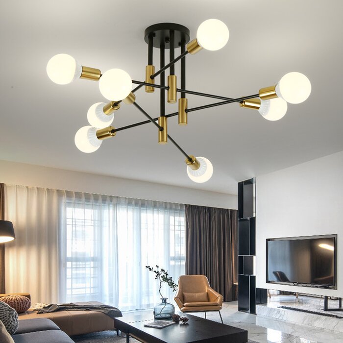 Corrigan Studio® Amarya 8 - Light Sputnik Sphere Chandelier & Reviews ...