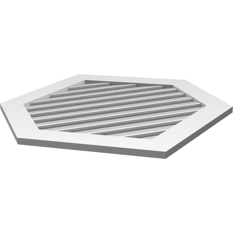 Pente verticale verticale en uréthane 8 pi, 1" H x 34" W x 38" L