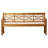 Paull Solid Wood Acacia Outdoor Bench-1181395891