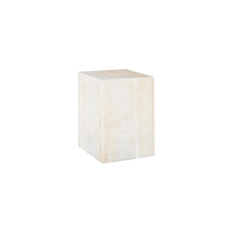 Onyx Lamp Cube, White