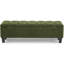Banc avec surface bouclée, espace de rangement, pieds en bois d'hévéa, capacité de 300 lb, capitonnage à boutons et coutures en losange, idéal pour le décor du salon, rangement de L 51,74 po x l 17,77 po, charnières souples