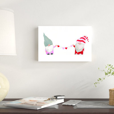 «Gnomes in Love I» par Jenaya Jackson - peinture sur toile tendue