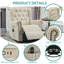 Fauteuil inclinable électrique berçant et oscillant Meetwarm-105739248