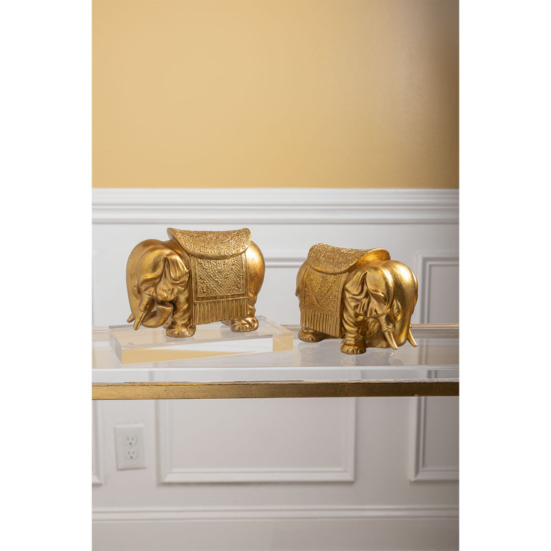 Royal Elephant Bookends