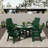 Laguna 47" W Round Plastic Outdoor Dining Table with Umbrella Hole-71388920