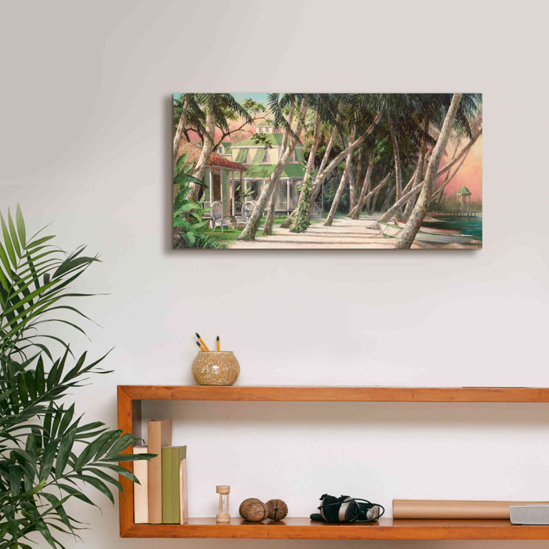 «Island House» par Art Fronckowiak, estampe numérique sur toile