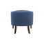 Charmant fauteuil d'appoint Mid-Century capitonné pour les maisons élégantes