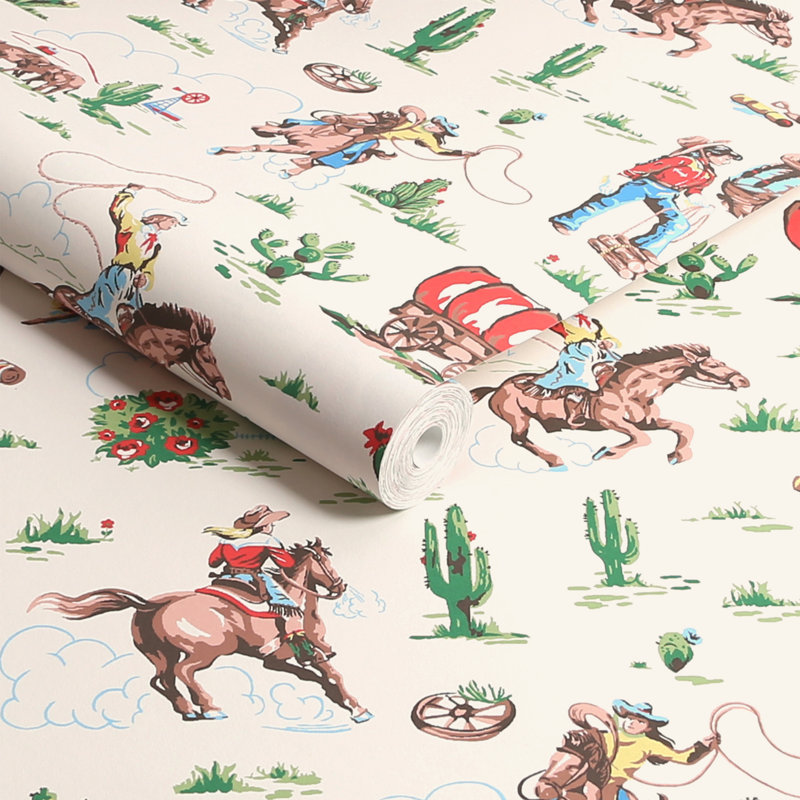 Cath Kidston Cowgirls Pink, Off White