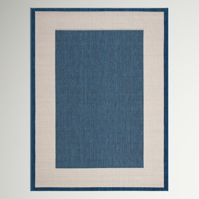 VIlmar Navy/Beige Indoor / Outdoor Area Rug