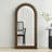 Medieval-Style Wall-Mounted Floor-Standing Arched Full-Length Mirror-118663615